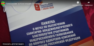 Голосование за Конституцию РФ продолжается