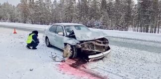 Авария на автодороге «Канск-Абан-Богучаны».