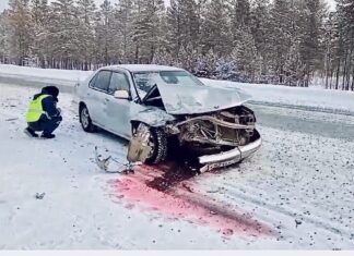 Авария на автодороге «Канск-Абан-Богучаны».