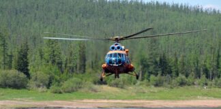 Дополнительные вертолеты будут базироваться в лесах Богучанского района.