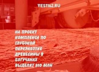 10 млн$ на проект комплекса по глубокой переработке древесины в Богучанах.