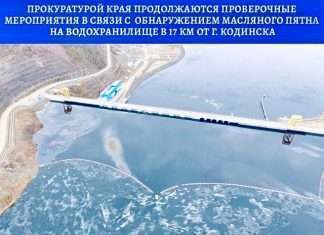 Прокуратура края продолжает проверку по факту выявления нефтепродуктов на акватории Богучанского водохранилища.