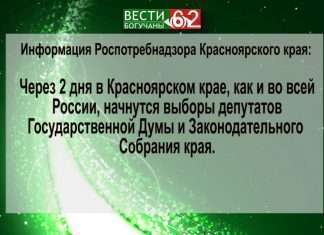 Эпидемиологическая обстановка в Богучанском районе 15.09
