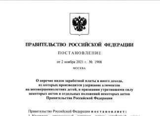 Правительство России утвердило перечень доходов, из которых будут удерживаются алименты на несовершеннолетних.