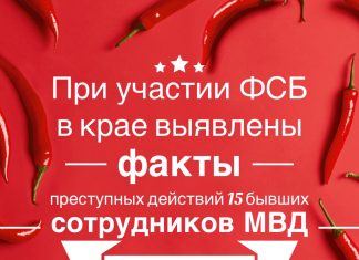 Благодаря вмешательству ФСБ в крае удалось выявить дела в отношении 15 бывших сотрудников МВД края.
