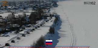 Автопробег в поддержку российской армии.