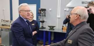 Новые социальные объекты посетили высокие гости из Красноярска.