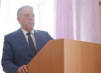 Напутственная речь экс- главы Богучанского района Владимира Саара.