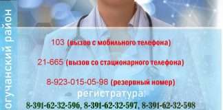 Специально для Вас мы подготовили памятку номеров телефонов Районной Больницы в Богучанах. Осталось сохранить номера!