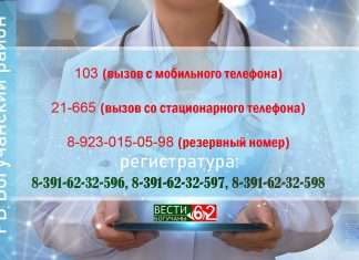 Специально для Вас мы подготовили памятку номеров телефонов Районной Больницы в Богучанах. Осталось сохранить номера!