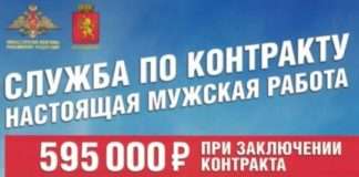 Условия службы по контракту в Вооруженных Силах России.