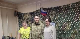 Богучанский штаб поддержки военнослужащих посетил боец Иван Смолин.