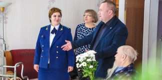 Руководители района поздравили самого старшего защитника Родины – ветерана Великой Отечественной войны Павла Федоровича Подскребышева.
