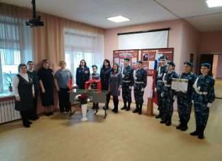 В Октябрьской школе открыта парта Героя.