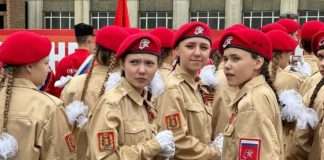 ГОРДОЕ ЗНАМЯ ПОБЕДЫ. Ученица из Богучанского района приняла участие в краевом ПАРАДЕ ПОБЕДЫ!