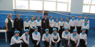«РАВНЯЙСЬ! ВОЛЬНО!»: Военно — патриотический конкурс песни и строя прошел в первой школе с. Богучаны.