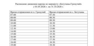 Открыта паромная переправа «Богучаны — Гремучий»!